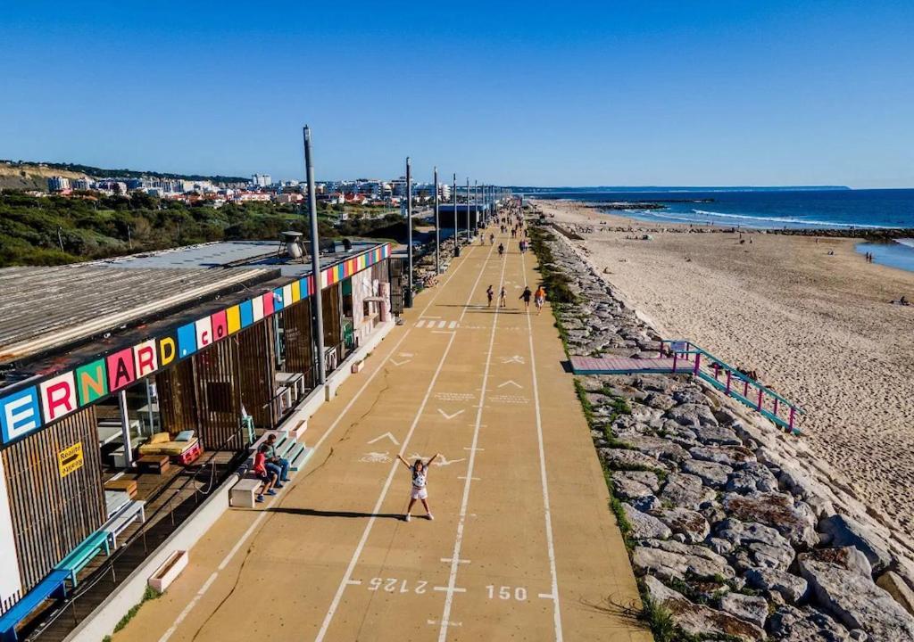 Amazing Terrace Costa Da Caparica Apartment Luaran gambar