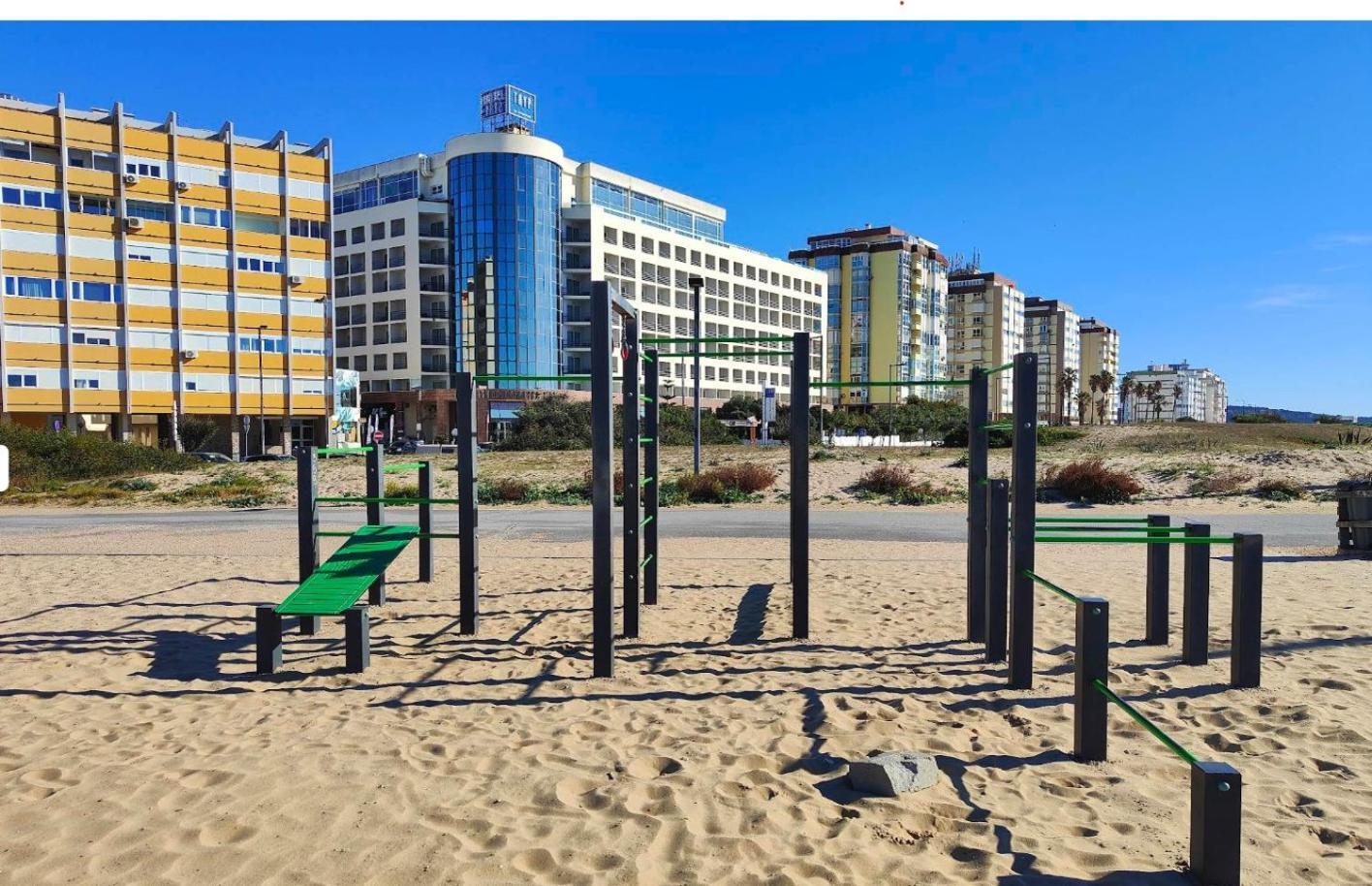 Amazing Terrace Costa Da Caparica Apartment Luaran gambar